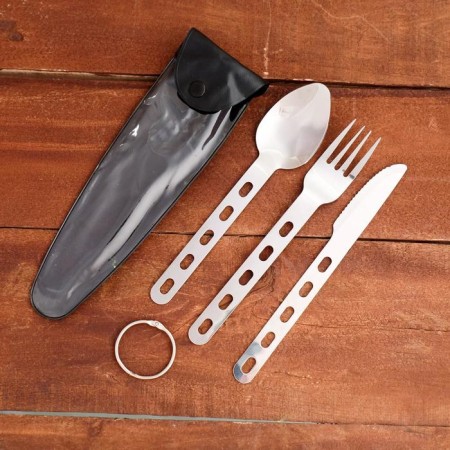 Tourist set 3B1 handle with holes with a ring of 18cm
