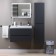 Mirror Uperwood Tanos, 80x80 cm, LED backlight, sensory switch, anti -recovery