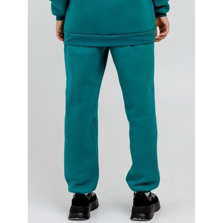 Women's pants with the basis, size 52, turquoise color-3