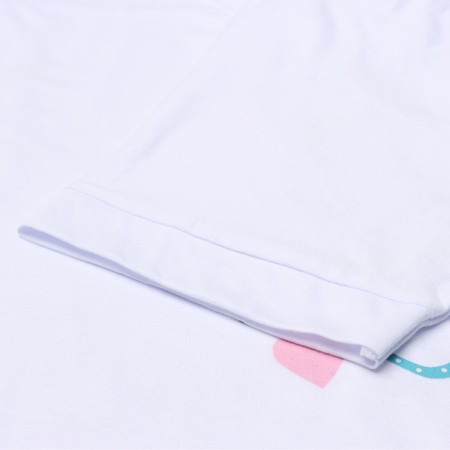 Home female "hearts" (T -shirt/pants), white/blue color, size 50-6