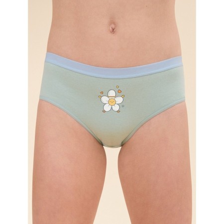 Panties for girls, height 140 cm, menthol, milk, 3 pcs-9