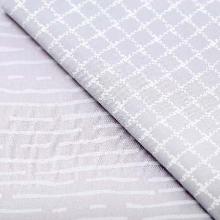 A set of fabric patchwork "Geometry", 50 x 50 cm