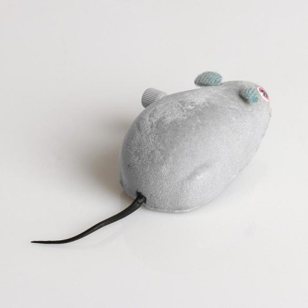 Clockwork mouse, 7 cm, gray-3
