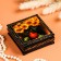 Bouquet "Bouquet of Sunflowers in a Vase", 10 × 10 cm, lacquer miniature