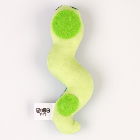 New Year's magnet soft "snake", green-3