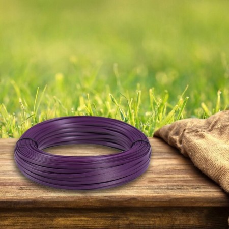 Artificial rattan 6 mm 100 m wave (purple)