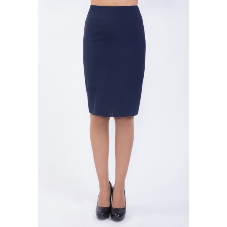 Female skirt, size 46, blue color-2