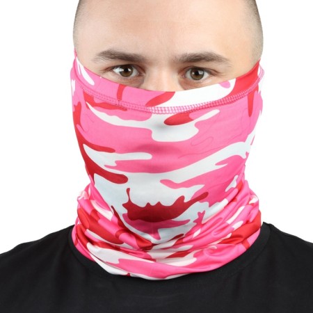 Windproof mask, universal size, pink khaki-3