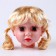 Set for making dolls: head with hair, 2 arms, 2 legs, for dolls 60 cm