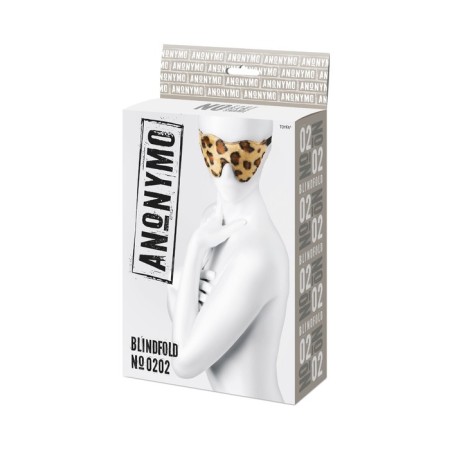 Anonymo mask, Pu leather, print, 26 cm-7