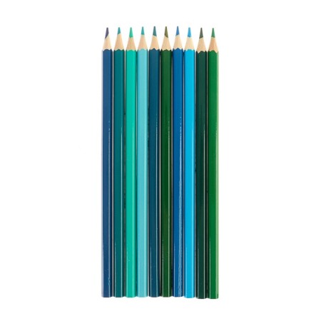 Pencils 50 colors, in a metal pencil case, the hull is hexagonal, sharpened-4