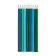 Pencils 50 colors, in a metal pencil case, the hull is hexagonal, sharpened