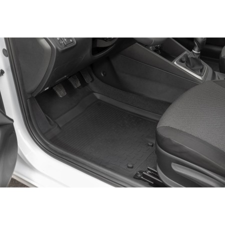 Rubber rugs with a high side for Kia Rio IV, 2017--2