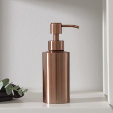 Liquid soap dispenser, 250 ml, stainless steel, bronze color