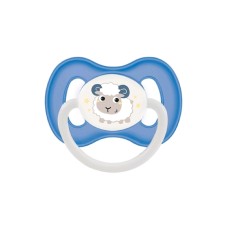 Silicone dummy Canpol Babies Bunny & Company, symmetrical, from 0-6 months, the color of the blue