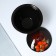Saladnik "Gift with a lid" 2.25l / 18.5x21.5cm, Mac on black