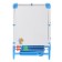 Molbert is a children's two -sided “Knowledge Board”, is regulated in height, + educational supplies, the color of the blue