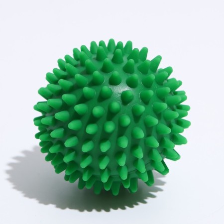 Toy "Massage ball" No. 2, 7.7 cm, green