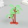Decor for creating miniatures (trees) "Two palm trees" 7 cm
