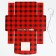 Folding Gift Box "New Year", 16.5 x 12.5 x 5 cm, New Year
