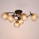 Chandelier 73170/6 E27 40W Black-gold 60x60x26 cm Bayerlux