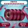 Polypropylene tape "Matte" for decor and gifts, burgundy, 2 cm x 50 m