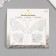 Stick plastic rhinestones "Butterfly" mix 12x16 cm