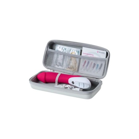 Vibrator Mystim Terrific Truman, silicone, pink color, 27 cm-4