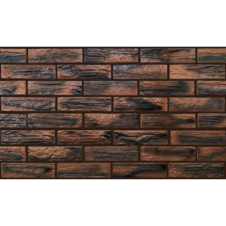 Gypsum tile "Copenhagen", red tree under varnish, 0.9 kV m, 54 tiles-1