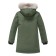 Winter park for a boy, height 140 cm, khaki color