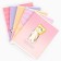 Notebook in a cage, 48 sheets A5 on a paper clip 5 pcs., Inner block No. 1 Mix “September 1: a cat with the paws” Twin Laca, UV lacquer