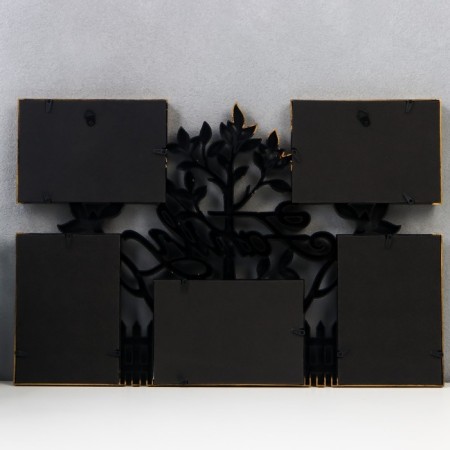 Photo frame plastic in 5 photos 10x15 cm "Family tree" Gold 49.5x33.5 cm-2