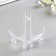 Salt stand 15 cm, transparent, for plates d = 16-18 cm