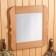 Mirror "Carved" thermo, 50x53x3