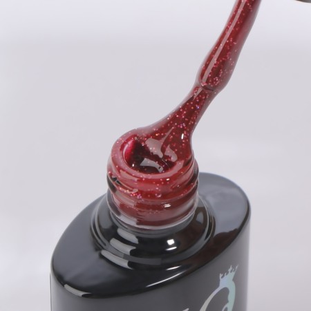 Hel nail polish "Thermo Glitter", 3 phase, 8 ml, LED/UV, Color (669)-2