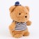 Soft toy "Bear" in a hat, 22 cm, beige color