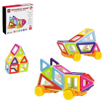 Magnetic designer "Mini-magic magnet", 40 parts