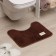 Rug Etel style brown color, 40x50 cm
