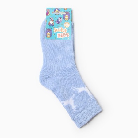 Noski children's terry, blue color, size 14-2