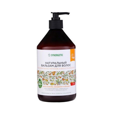 Synergetic natural hair balm maximum power and recovery, 750 ml