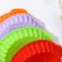 The form for baking is the “corrugated circle. Star ", silicone, 29 × 28 cm, with handles, color mix
