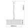 Goslar chandelier, size 55x86x55 cm, 360W 6xe14 IP 20