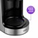 Coffee machine KitFort KT-7297, Capilular, 900 W, 1.5 l, silver-black