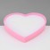 Organizer for jewelry "Casket Heart" 36 seats, plastic, 14 × 15.5 × 2 cm, pink color