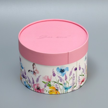 Set of hats 3 in 1, gift packaging, “watercolor”, 16 x 10, 14 x 9, 13 x 8.5 cm-5