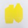 The box is folding, square, yellow, 10 x 10 x 10 cm,