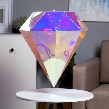 LED figure "Diamond" 43 × 54 × 43 cm, plastic, 220 V, glow of white-1