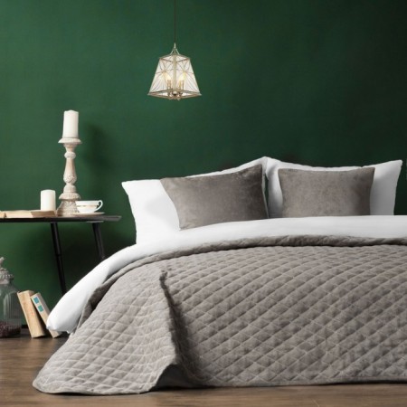 Cover with pillowcases "Tina", size 230x250 cm, color gray color