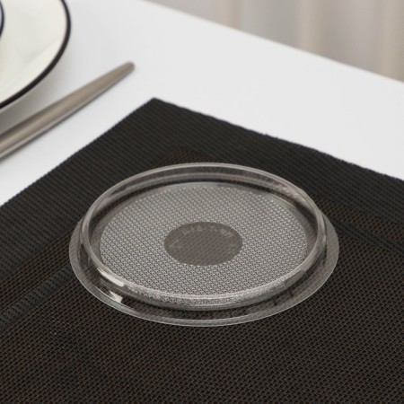 The container is transparent, the bottom pr-S-85d, Krugl, D = 11 cm, external. 8.2x11 cm, inside 8x9 cm, 10 pcs/units.-6