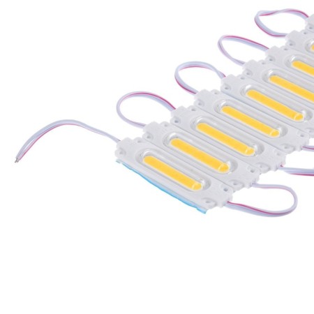 LED module SMD5730, 2 W, COB, 190 LM, IP65, 3000K, 12 V T-white, set 20 pcs.-3